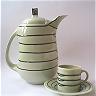 Curlew coffee pot and cup